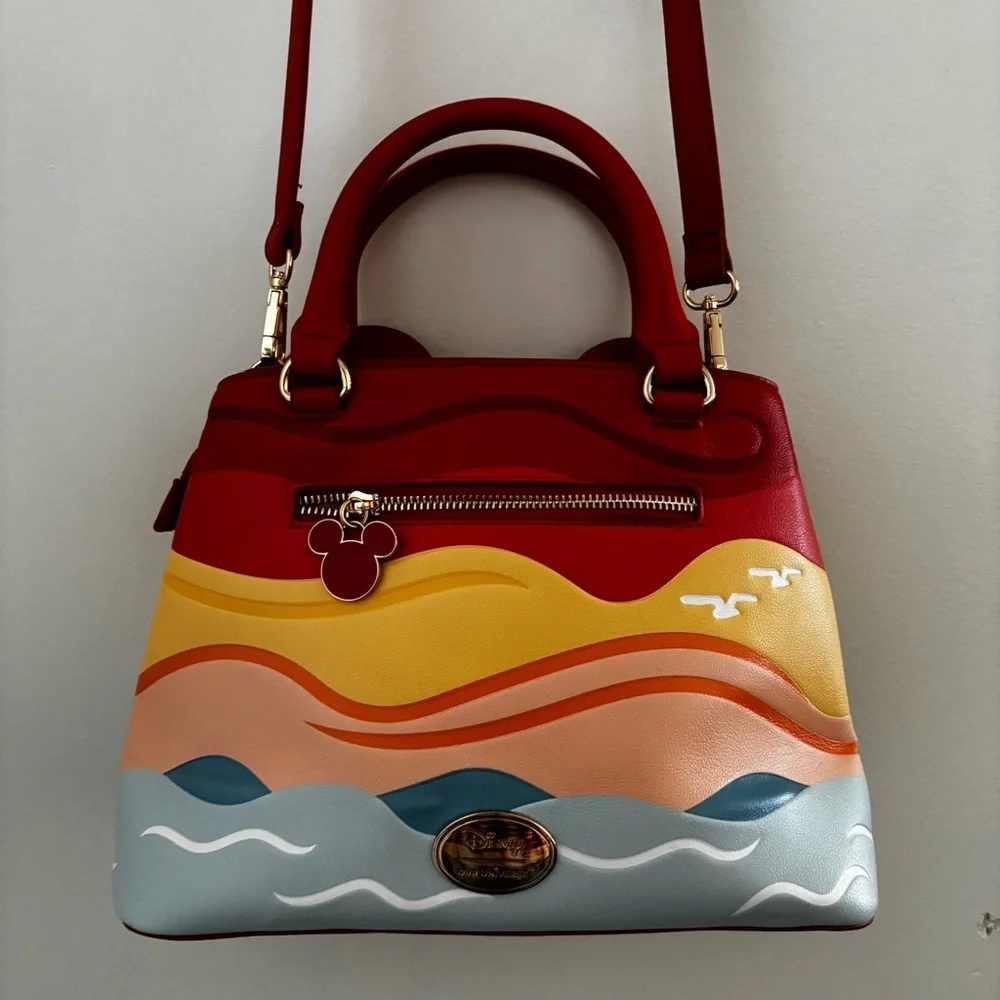 Our Universe Disney Mickey Mouse Sunset Ears Crossbody Bag Box Lunch Exclusive - Picture 6 of 14